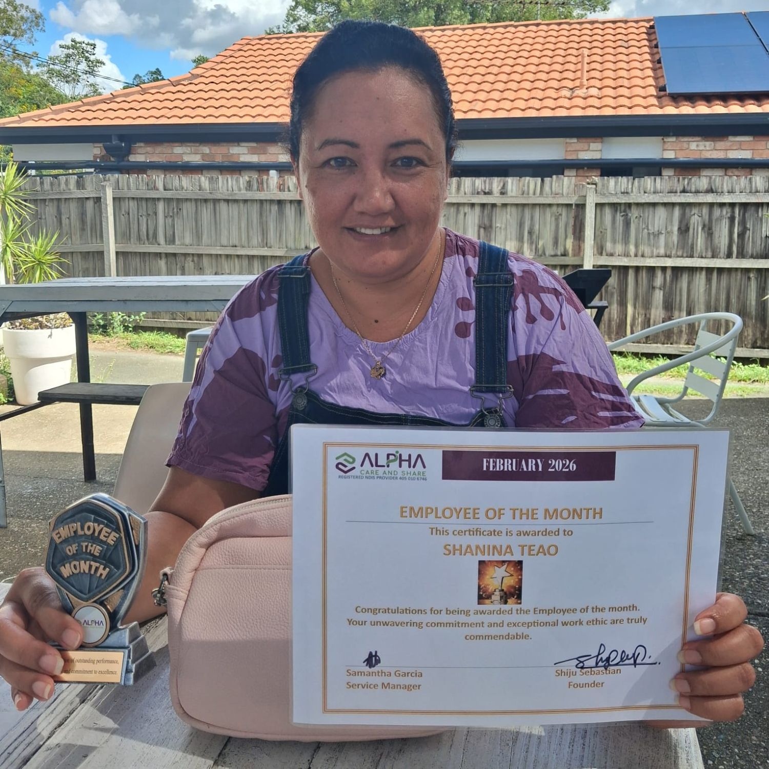 Employee of the month february