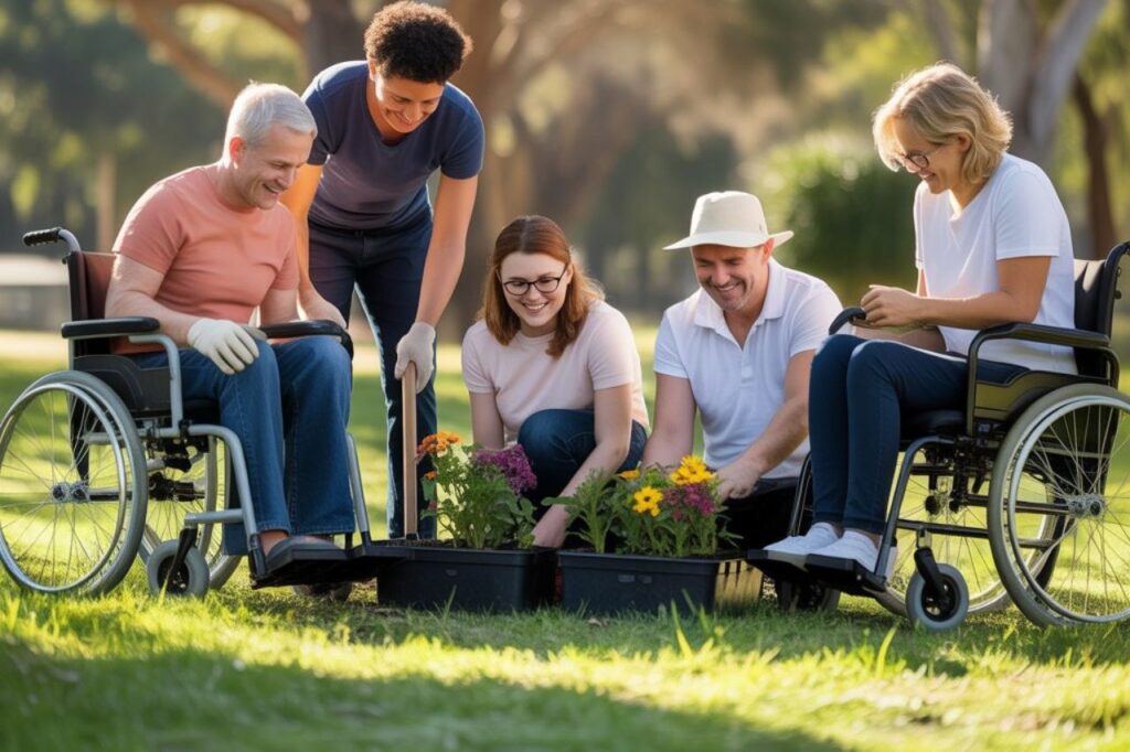 NDIS Registered Provider Ipswich helping a participant build independence through daily living support and care services