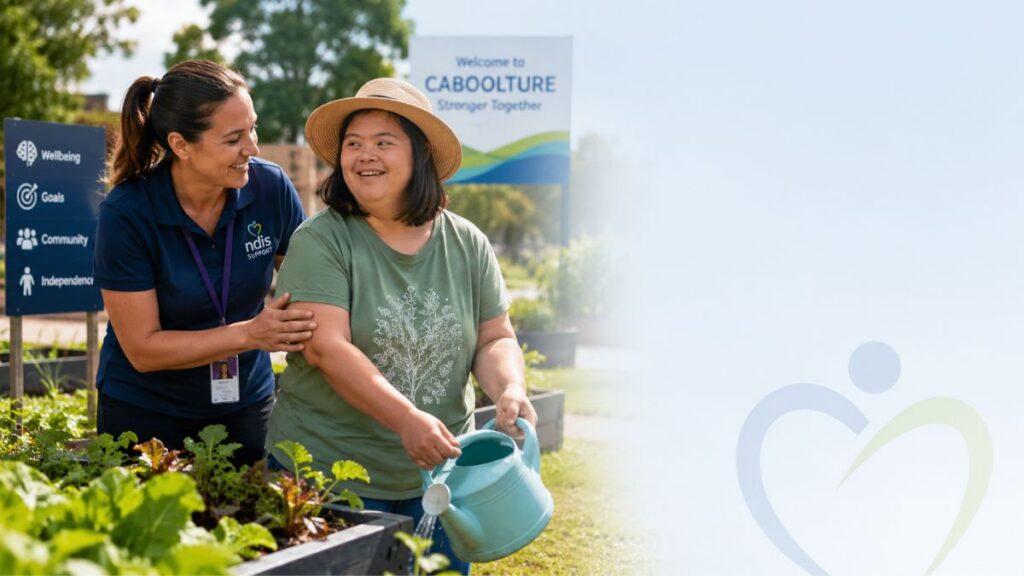 How to Maximize Your NDIS Plan With the Right NDIS Provider in Caboolture 9 NDIS Provider in Caboolture supporting a participant through community participation activities to promote independence, mental wellbeing, and disability support services.