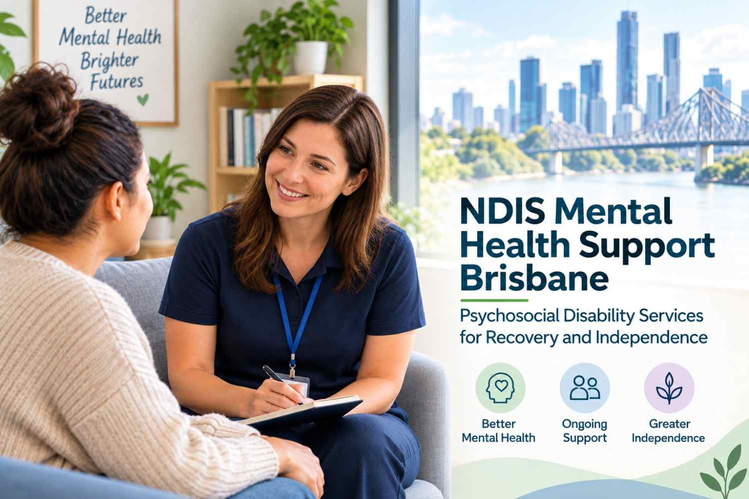 NDIS mental health support Brisbane for psychosocial disability