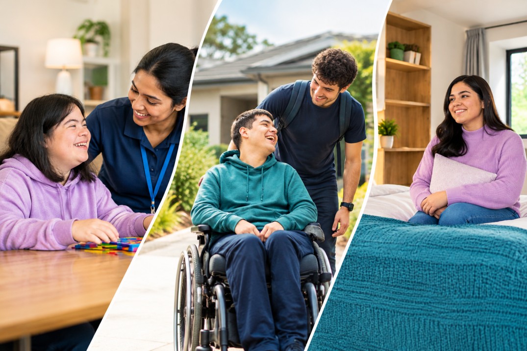 NDIS Respite Care, Short-Term Accommodation (STA), Medium-Term Accommodation (MTA), NDIS accommodation options and NDIS accommodation support for people with disabilities.